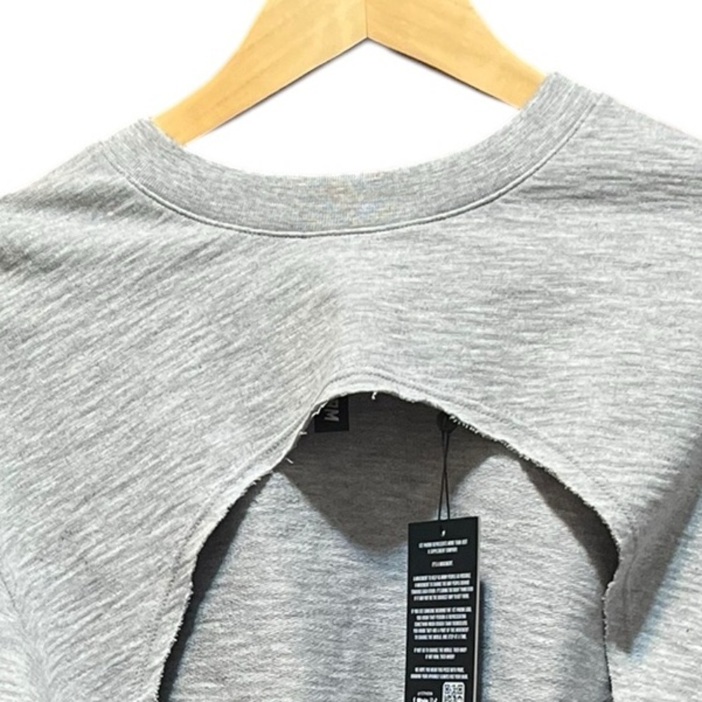 1st Phorm NWT Refine Ultra Crop Light Heather Grey Size Medium - Picture 7 of 15
